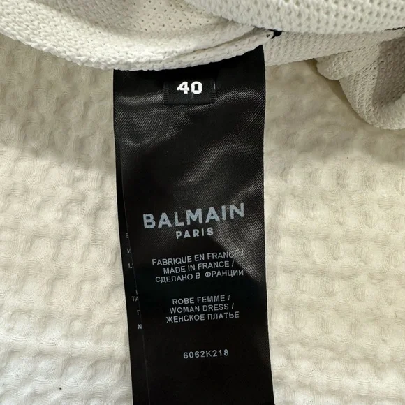 BALMAIN authentic two toned knit mini dress! - Picture 7 of 11